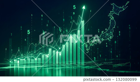 Economic vitality and rising Japan 132080099