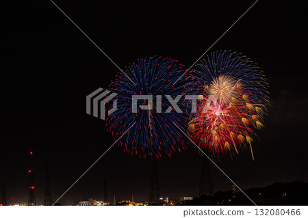 田原市(愛知縣)渥美半島煙火大會場景 田原市(愛知縣)渥美半島煙火大會場景 132080466