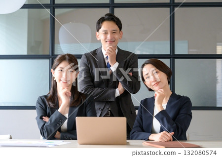 A businessman troubled at the office A businessman troubled at the office 132080574