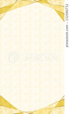 大理石設計框架（金色，垂直 16:9） 132080732