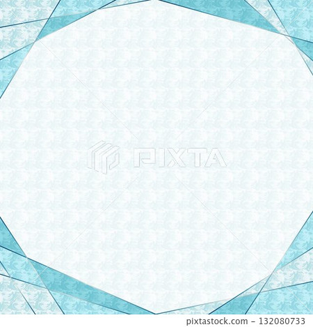 Marble design frame (blue square) Marble design frame (blue square) 132080733