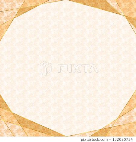 Marble design frame (brown square) 132080734