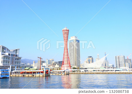 兵庫縣神戶市神戶港塔風景 132080738