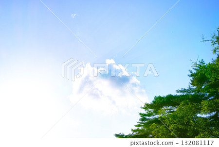 Blue sky and cloud image Blue sky and cloud image 132081117