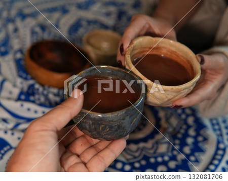 Cacao Ceremony — Cozy Ritual of Heart Connection and Inner Peace Cacao Ceremony — Cozy Ritual of Heart Connection and Inner Peace 132081706