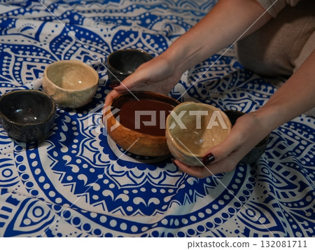 cacao, ritual, mandala 132081711