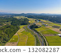 2015年秋季從高原町俯瞰霧島山脈 132082287
