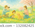 春分時節，一家人一起面對大自然，感受春天和微風的假期 132082425