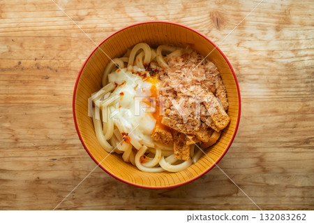 Ise udon is a thick udon noodle Ise udon is a thick udon noodle 132083262
