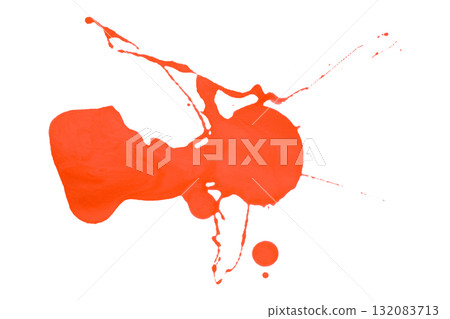 red watercolor splash brush isolated on transparent background red watercolor splash brush isolated on transparent background 132083713