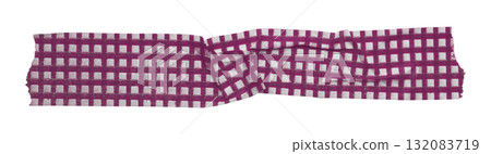 purple patterned sticker paper tape isolated on transparent background purple patterned sticker paper tape isolated on transparent background 132083719