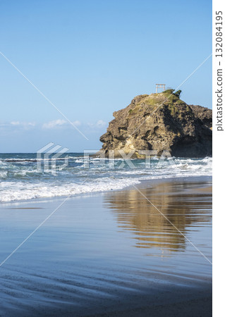 鳥取縣日本海白戶海灘 鳥取縣日本海白戶海灘 132084195