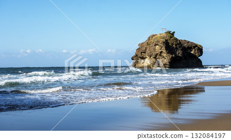 鳥取縣日本海白戶海灘 鳥取縣日本海白戶海灘 132084197