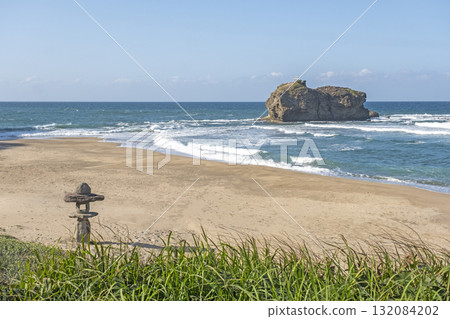 鳥取縣日本海白戶海灘 鳥取縣日本海白戶海灘 132084202