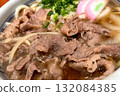 Meat noodles 132084385