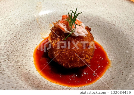 美味的蟹膏可樂餅 132084439