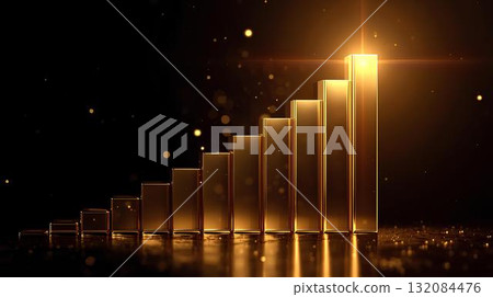 背景資料:金價上漲的圖像 背景資料:金價上漲的圖像 132084476