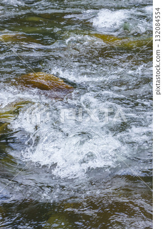 A landscape with a clear flowing river in Wakasa Town, Tottori Prefecture A landscape with a clear flowing river in Wakasa Town, Tottori Prefecture 132084554