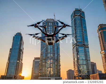 Drone logistics 132085281