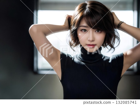 Beautiful woman portrait 132085741