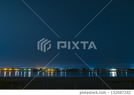 湄公河和黎明前的星空/湄公河,泰國和寮國 湄公河和黎明前的星空/湄公河,泰國和寮國 132087282