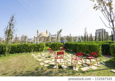 Central Park Labyrinth in Baku, Azerbaijan 132087585