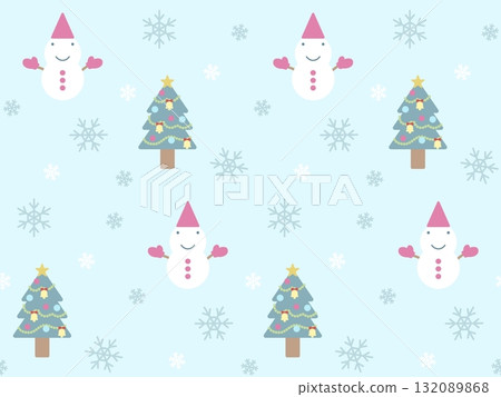 Christmas seamless pattern B-2' 132089868