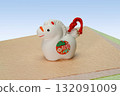 New Year's holiday material 132091009