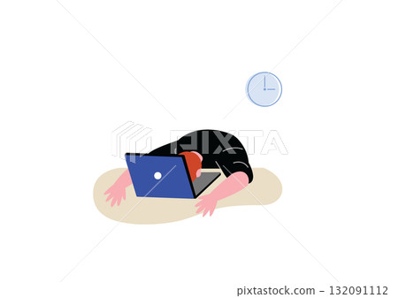Man experiencing stress at work Man experiencing stress at work 132091112