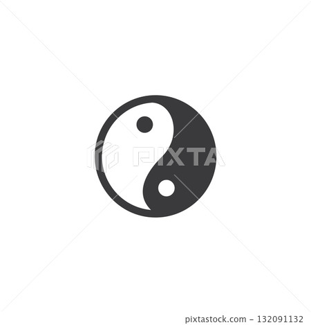 Yin yang icon 132091132
