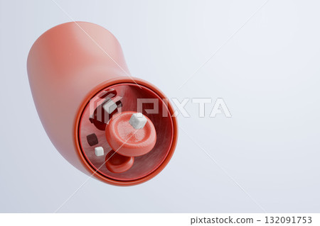 糖尿病概念圖：血管中溢出的糖和紅血球 132091753
