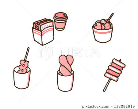 韓國街頭小吃（吐司、糖醋雞、關東煮、gwabaegi、sotteok sotteok）（簡單） 132091919