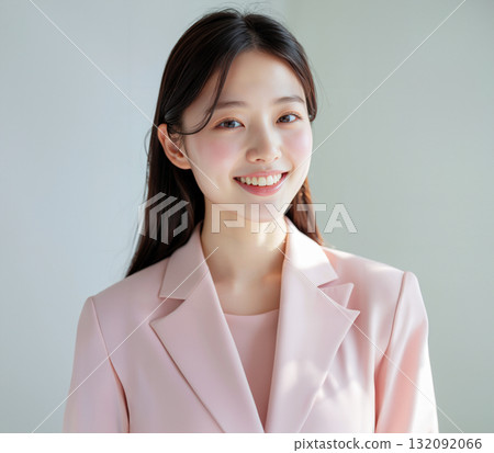 微笑的女商人 132092066