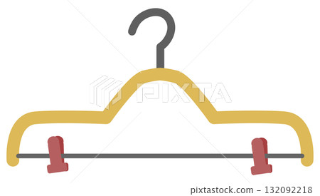 clothes hangers with clip 132092218