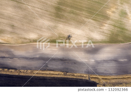 farm field, agriculture, view from above farm field, agriculture, view from above 132092366