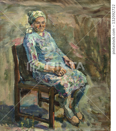 oil painting, portrait, handmade drawing oil painting, portrait, handmade drawing 132092722