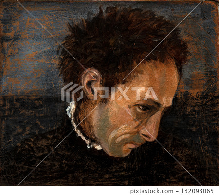 oil painting, portrait, handmade drawing 132093065