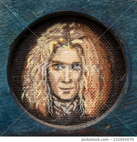 oil painting, portrait, handmade drawing 132093070