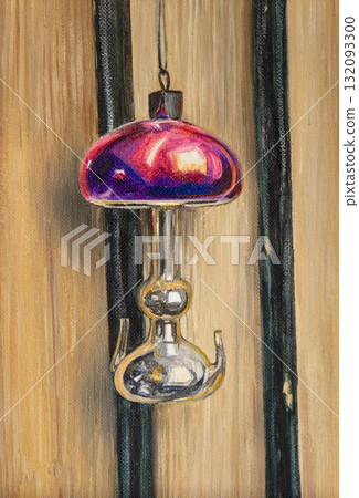 still life, oil painting, handmade drawing 132093300