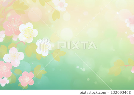 梅花盛開在早春 132093468