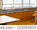 Elementary school home economics room Elementary school home economics room 132093819