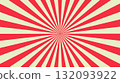 Red background with white sun ray 132093922
