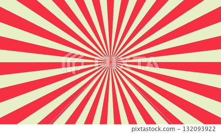Red background with white sun ray Red background with white sun ray 132093922