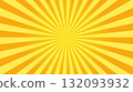 Orange sun ray background. 132093932