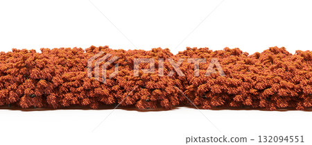 forest line with shadows under the trees, isolated on transparent background, 3D illustration, cg render forest line with shadows under the trees, isolated on transparent background, 3D illustration, cg render 132094551