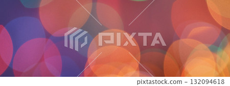 Colorful bokeh background with soft circular light patterns in vibrant spectrum Colorful bokeh background with soft circular light patterns in vibrant spectrum 132094618