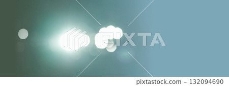 Abstract light flare with soft blue gradient background for atmosphere and mood Abstract light flare with soft blue gradient background for atmosphere and mood 132094690