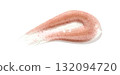 Close-up of pink gel texture with glitter on white background skincare beauty 132094720
