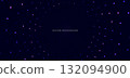 Particle digital glowing on dark background. Futuristic technology data communication science concept. 132094900