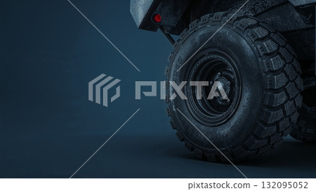 Truck wheel close view background Truck wheel close view background 132095052